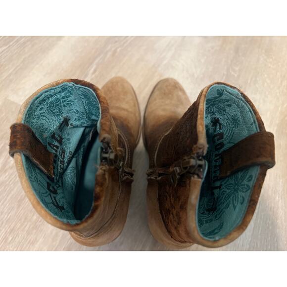 Corral Women’s Chocolate Ankle Boots Size 6.5 Medium C 1064 - Picture 5 of 11